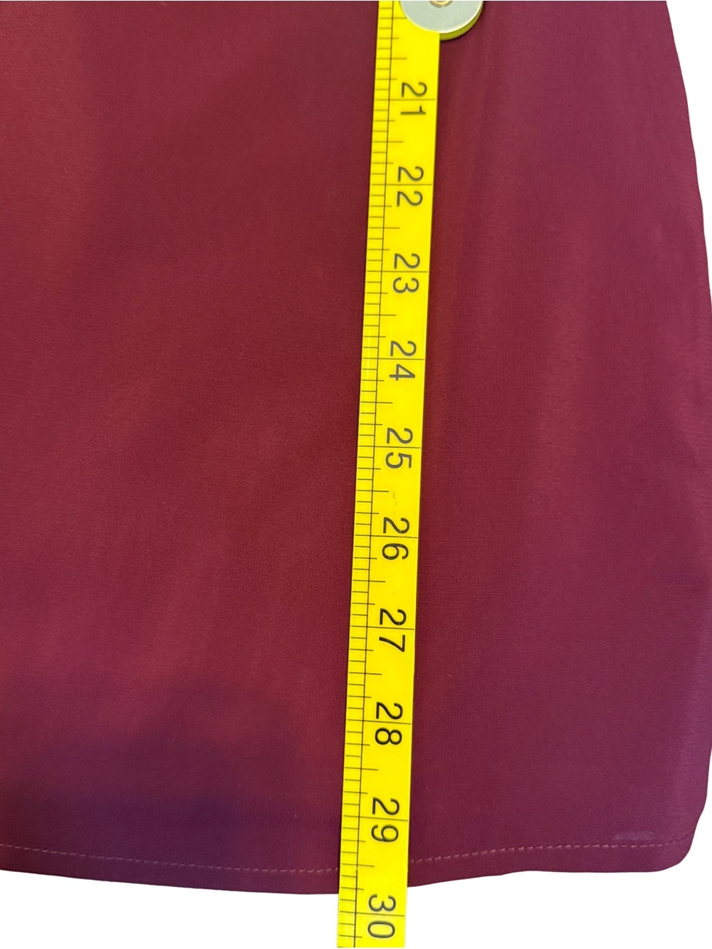 Princess Polly Dyer Burgundy Date Night Y2K Long Sleeve Mini Dress Size 10 - Picture 4 of 8